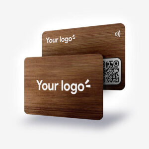 Carte de visite connectée NFC | Smard Card Wood